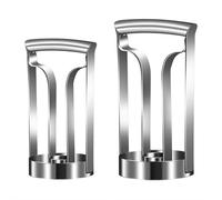 Stainless Steel Pineapple Corer and Slicer 2-in-1 - Professional Pineapple Cutter Tool with Non-Slip Handle, Effortless Peeling for Fresh Pineapples, Dishwasher Safe, Kitchen Essential