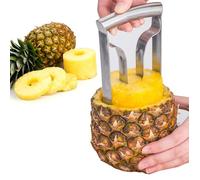 Stainless Steel Pineapple Corer,Upgraded, Reinforced, Thicker BladePeeler Premium Pineapple Cutter Corer Fruit Slicer Kitchen Tool
