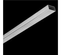 Stainless Steel Pipe 100/250mm Long Rectangular 6063 Aluminum Alloy Square Straight Tube, Tubing Pipe 1pc(100MMX50X50X2MM)