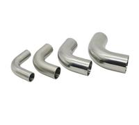 Stainless Steel Pipe Elbows 19mm-108mm SS304/SS316L Stainless Steel Seamless Welded 90 Degree Elbow Sanitary Grade Pipe Joint Polished(SS304,63.0mm)