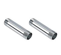 Stainless Steel Pipe Fitting, BSP Stainless Steel Pipe Fitting SS304 Male x Male Threaded Pipe Fitting for Air Pipe and Water Pipe (DN8 1/4" 150mm)