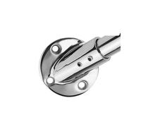 Stainless Steel Pipe Socket Rod Holder Fitting Bracket for 22mm Dia Pipe Hardware ,Anti-Rust(22mm)