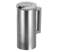 Stainless Steel Pitcher, Large Capacity Juice Pitcher with Lid, Multifunctional Drinking Storage Jug for Beverage Hot Cold Juice Beer Coffee