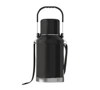 Stainless Steel Pitcher, Thermal Jug for Hot Drinks | Double Layer Insulated Teapot Hot Water Flask, Reusable Insulated Coffee Jug with Insulated Jug for Coffee