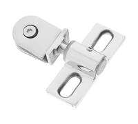 Stainless Steel Pivot Hinge for Frameless Shower Door, Heavy-Duty Leak-Proof Clip Seal, Modern Bathroom Hardware
