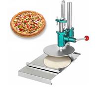 Stainless Steel Pizza Dough Press Machine, Manual Pastry Press with Iron Base, Dual Plates for Hand Pies, Pastry & Pizza Making, Easy Dough Forming Tool