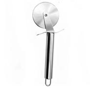 Stainless Steel Pizza Rolling Cutter Set - 2-in-1 Single and Double Wheel Pizza Slicer, Thin Crust and Pastry Rolling Cutter, for Home Baking, Cheese, and Dough Cutting