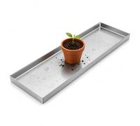 Stainless Steel Plant Drip Tray, 1in Raised Edge Dog Crate Tray for Planter Washer Coffee Machine Pet Cage