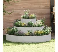 Stainless Steel Planter Stainless Steel √ò 120 cm Durable Stylish Berkfield Home Multi One Size