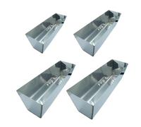 Stainless Steel Plasterers Mud Pan Mud Pan Sturdy Manual Tool | Board Plastering For Carpentry Handmade(10inch)