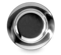 Stainless Steel Plate, Silver One Size