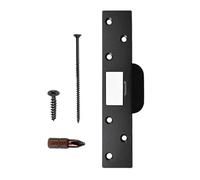 Stainless Steel Plate with Relocated Screw Holes Heavy Gauge Door Hit Plate for Secure Door Locking Frame Repair
