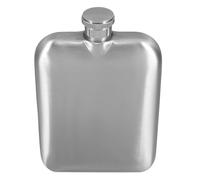 Stainless Steel Pocket Flask with Secure Cap Ounce for Travel | Matte Finish, Leak-resistant Closure, Discreet Compact Carry for Whiskey, Backpacks, Boating, Social Gatherings and Outdoor