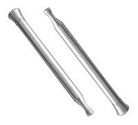 Stainless Steel Pocket Telescopic Blow Fire Tubes, 2PCS