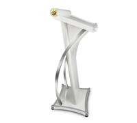 Stainless Steel Podium Stand for Churches Hotels & EventsVersatile 49x49x117 cm Ideal for Presentations & Speeches Durable & Stylish Design