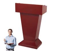 Stainless Steel Podium Stand for Lectern - Heavy Base Presentation Stand for Church, Classroom, Conference, Wedding, and Speech Delivery - Durable & Stylish Design