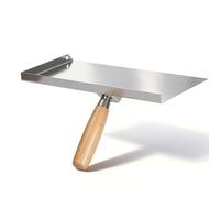 Stainless Steel Pointing Brickwork Hawk, Plastering Hawk with Wooden Handle 150x300 mm for Grouting Bricklaying and Jointing Brick Gaps Fill Fix Repair Tools DIY