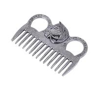 Stainless Steel Polished Horse Pony Grooming Comb Tool Currycomb Accessory