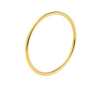 Stainless Steel Polished Thin Bangle Bracelet, Set Of 2, Metal, no gemstone