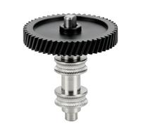 Stainless Steel POM Extruder Gear for 3D Printer Maintenance | Stainless Steel and POM Assembly, Toothed Drive Wheel, Filament Feeding Through the Extruder Transmission Assembly