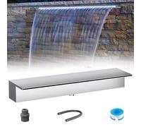 Stainless Steel Pond Kit with Long Hose for Indoor & Outdoor Use - Complete Water Feature Setup for Gardens Patios and Landscapes