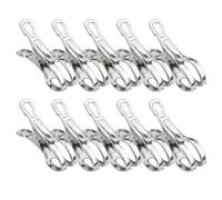 Stainless Steel Pool Cover Clips, 4.5in Wind Resistant Clamps for Above Ground Pools, Rust Proof Fasteners