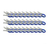 Stainless Steel Pool Cover Clips Strong Hold Tarpaulin Fasteners for Garden Pools Rust Resistant Blue Black 6 or 30 Pack(30pcs blue)