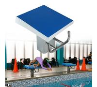 Stainless Steel Pool Diving Platform for Swim Training and Competition, Starting Block with Fittings for Indoor and Outdoor Pools