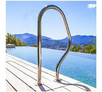 Stainless Steel Pool Handrail - 304 Stainless Steel Pool Rail | Expansion Screws Included | 330lbs Load Capacity | 31.5x18.5inch | 800x470MM | for In-ground Pools | No pre embedding Required