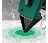 Stainless Steel Portable Engineering Tape Measure, 30/50/100 m Large Measuring Tape for Construction, Land Surveying & DIY Projects - Heat-Treated for(30M)