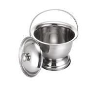 Stainless Steel Portable Urinal with Lid Portable Bedpan Urinal Pots Bottles for Easy Cleaning Travel Use Easy to Use Pee Potty