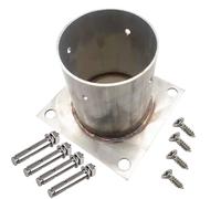 Stainless Steel Post Base, Fence Post Bracket, Deck Post Anchor for Railing Support, Handrails, Mailbox Posts, Durable and Weather-Resistant