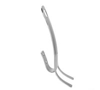 Stainless Steel Pot Lid Handle Dual-Hole Design Secure Attachment Upright Stand Modern Silver 19.8 x 5.4 cm Fits Most Lids Organized Kitchen Storage