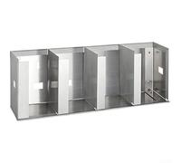 Stainless Steel Pot Lid Organizer Rack Adjustable Kitchen Cabinet Storage for Pan Covers 37cm(4)
