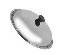 Stainless Steel Pot Lid Round Pot Lid Stainless Steel Universal Lid for Pots Pans and Skillets 28cm Metal Dome Lids Replacement Frying Pan and Cast Iron Skillet Lid
