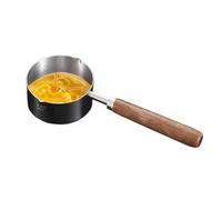 Stainless Steel Pot - Pouring Lip and Stay Cool Handle | Suitable for Induction, Ceramic, Gas & Electric Hobs | Induction Stock Pot Soup with Handles Nonstick Sauce Pan for Chocolate Melting
