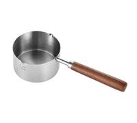 Stainless Steel Pot - Pouring Lip and Stay Cool Handle | Suitable for Induction, Ceramic, Gas & Electric Hobs | Induction Stock Pot Soup with Handles Nonstick Sauce Pan for Chocolate Melting