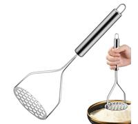 Stainless Steel Potato Masher | Heavy Duty Potato Smasher Tool for Kitchen | Manual Food Puree Tool | Cooking and Kitchen Gadget for Sweet Potatoes Cheese Jam Vegetable, Fruits, Restaurant