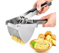 Stainless Steel Potatoes Ricer, Lever Handle Potato Masher Press 600ml