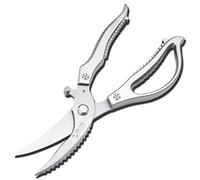 Stainless Steel Poultry Shears, Silver Chicken Shears, Kitchen Scissors, Sharp Meat Scissors for Chicken Bones and Poultry