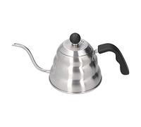 Stainless Steel Pour Over Coffee Kettle with Gooseneck Spout, Vintage - Style Brewing Kettle for Precision Pouring, Compatible with Gas Electric Induction Stoves, 1.0L (1L)