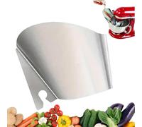 Stainless Steel Pour Shield, Kitchen Mixer Pouring Shield | Safety Pouring Shield Stainless Steel Pour Chute | Versatile Food Grade Kitchen Accessories Protective Splatter Cover for Cooking and