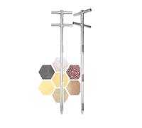 Stainless Steel Powder Sampler and Grain Probe - Solid Sampling Probe for Agriculture and Laboratories - Durable and Accurate