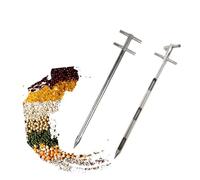 Stainless Steel Powder Sampler Tube - Double Layer Rotary Sampling for Solid Fertilizer & Cement, 3 Slots (D38mm x 1m) - Durable & Efficient Sampling Tool