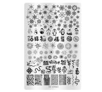 Stainless Steel Practical Nails Stamping Plate with Unique Traditional Designs Manicure Tool for Fashionable Nails Art Fashion Nail Art Tool