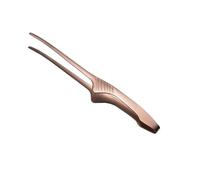 Stainless Steel Precision Kitchen Tongs Tweezers Non-Slip Heat Resistant for BBQ Grilling Cooking Baking Serving Food Tweezers(Rose Gold)