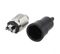Stainless Steel Pressure Control Switch Adjustable Diaphragm Type for Compressed Air Water 1/4" 1/8" PT Thread IP54 Rated 0.1-1MPa Range(1/8 in)