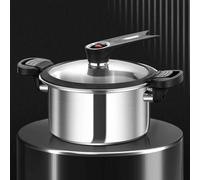 Stainless Steel Pressure Cooker, Multifunctional Stock Pot, Fast Cooking Pressure Cooker, Kitchen Accessories, For Dining Beans Stews Meat Soup Steak