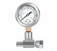 Stainless Steel Pressure Gauge Assembly, High-pressure Airless Sprayer Pressure Gauge for Airless Paint Sprayer 440 540 640