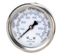 Stainless Steel Pressure Gauge M14x1. Thread, 0-700 Bar 10000 PSI Manometer for High Pressure Washer, Wash Machine Parts and Garden Power Equipment Accessories